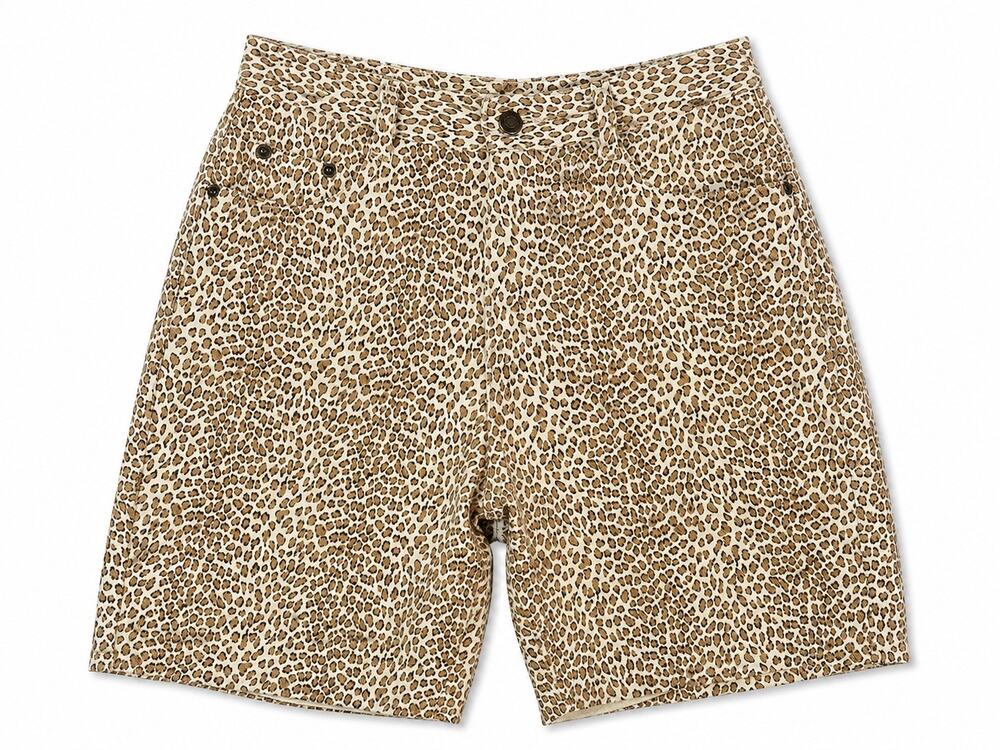 Vintage Capezio Women’s Size 4 Leopard Print High-Rise Bermuda Shorts USA